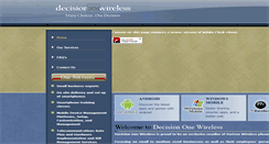 Desktop Screenshot of decisiononewireless.com